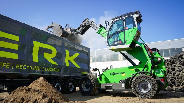 recycling plant-360G telehandler