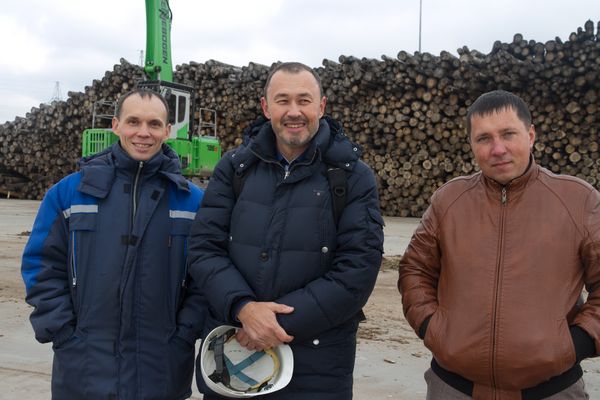 SENNEBOGEN 735 E Timber Handling Russia Torschok Taleon Terra