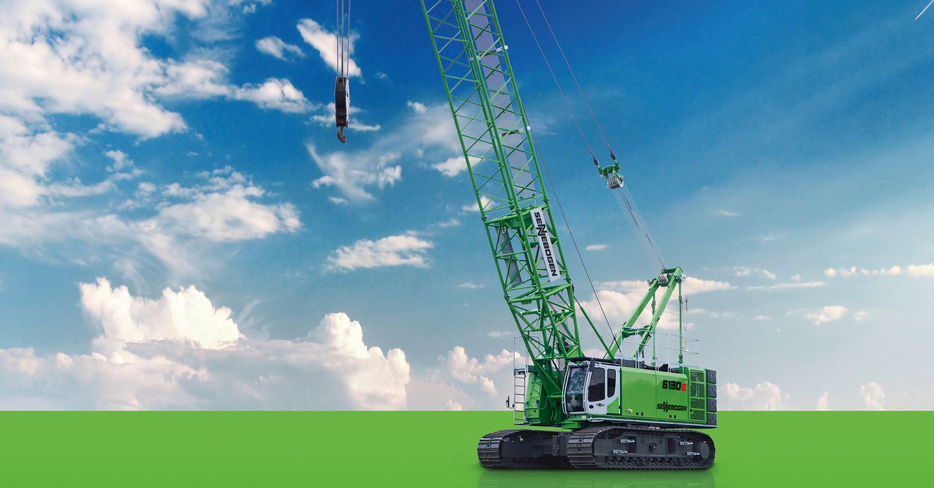 DUTY CYCLE CRAWLER CRANE FOR HEAVY-DUTY IMPLEMENTATION: SENNEBOGEN