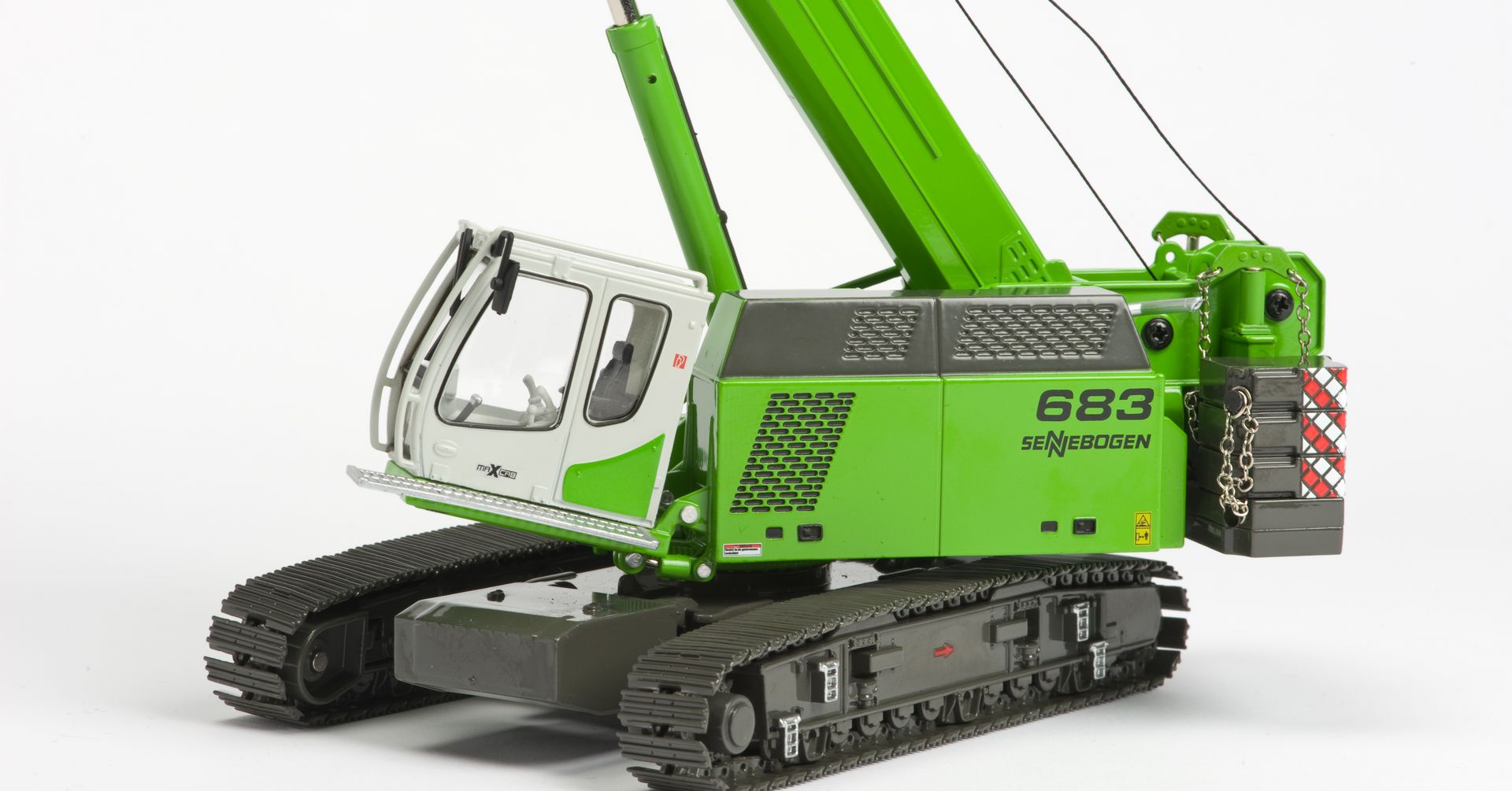 完璧 SENNEBOGEN 683 as Showcase the for Crane Telescopic Crawler ミニカー