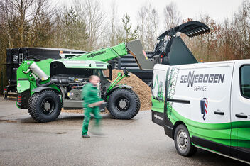 SENNEBOGEN after sales / service / customer service on 355 E telehandler