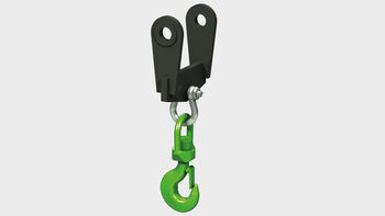 SENNEBOGEN loading hook for material handlers type LH free rotation