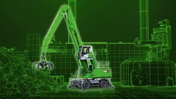 New in the G series: the SENNEBOGEN 830 G with 17 m reach