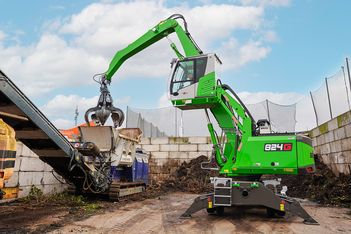 Material handler for recycling: SENNEBOGEN 824 G