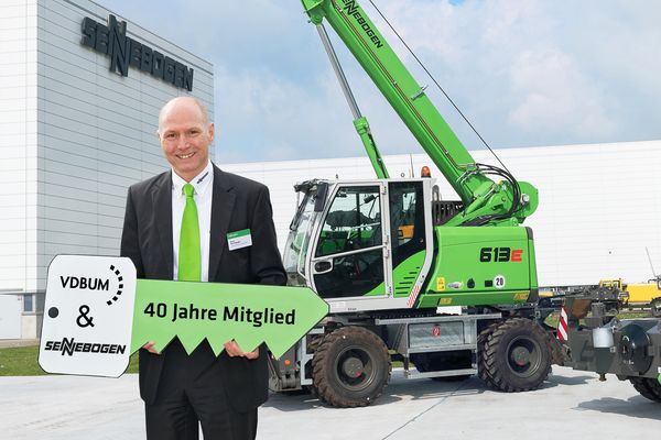 SENNEBOGEN 40 Jahre Mitglied VDBUM