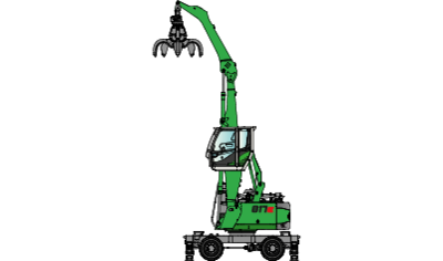 Umschlagbagger SENNEBOGEN 817 E Mobil