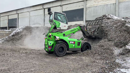 4 Tonnen Teleskoplader Telehandler Radlader SENNEBOGEN 3.40 G Schaufel Abfallwirtschaft