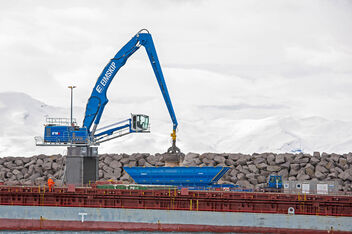 SENNEBOGEN 875 E Crawler Material handler for port handling Gantry Bulk cargo