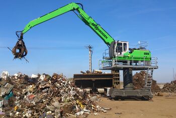 SENNEBOGEN 825 Elektro stationär Umschlagmaschine Umschlagbagger Schrottumschlag