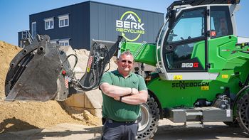 Telehandler in heavy-duty use saves almost 50% fuel