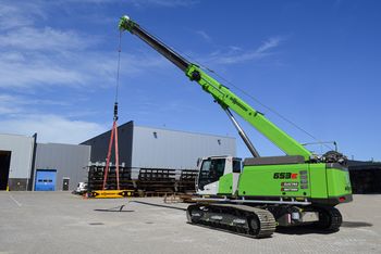 SENNEBOGEN 653_battery powered crane_bauma 2022
