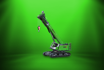 SENNEBOGEN 683 E, 80 tons telescopic crane, crawler crane