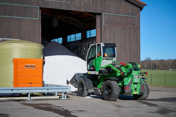 SENNEBOGEN 340 G, Telehandler, Salt loading, Loading snowplough SENNEBOGEN 340 G, Telehandler, Salt loading, Loading snowplough