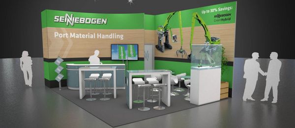  SENNEBOGEN logistics solutions for port handling at TOC 