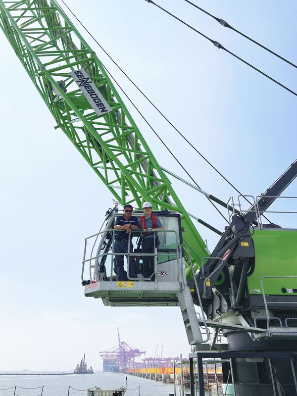 SENNEBOGEN 6300-Offshore-Seilbagger-Hafenbau SENNEBOGEN 6300-Offshore-Seilbagger-Hafenbau