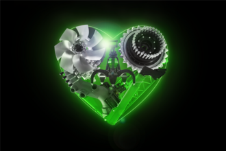 green heart of bauma