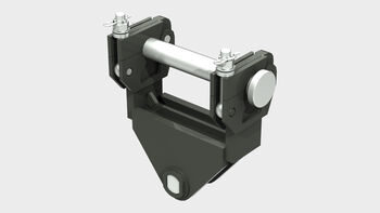 SENNEBOGEN quick change systems for material handlers mechanical quick change mounting bracket