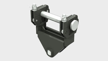 SENNEBOGEN Schnellwechselsysteme für Umschlagmaschinen Umschlagbagger mechanische Schnellwechselaufhängung