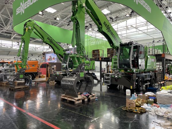 SENNEBOGEN: Aufbau IFAT 2022 SENNEBOGEN: Aufbau IFAT 2022