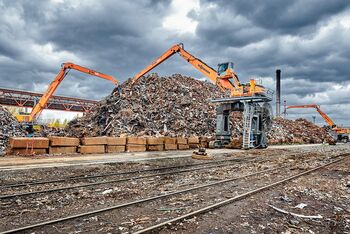 SENNEBOGEN 840 E Electric material handler Crawler Gantry Gantry undercarriage Scrap yard Material handling Scrap Scrap handling