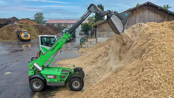 SENNEBOGEN Telescopic handler 355_Green waste recycling_compost