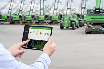 mySENNEBOGEN-Portal auf dem Tablet mySENNEBOGEN-Portal auf dem Tablet