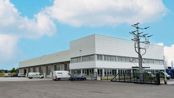 SENNEBOGEN spare parts, construction of the new Customer Service Center, state-of-the-art spare parts warehouse