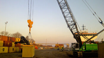 SENNEBOGEN 6130 RHD in Container Handling in Moldova