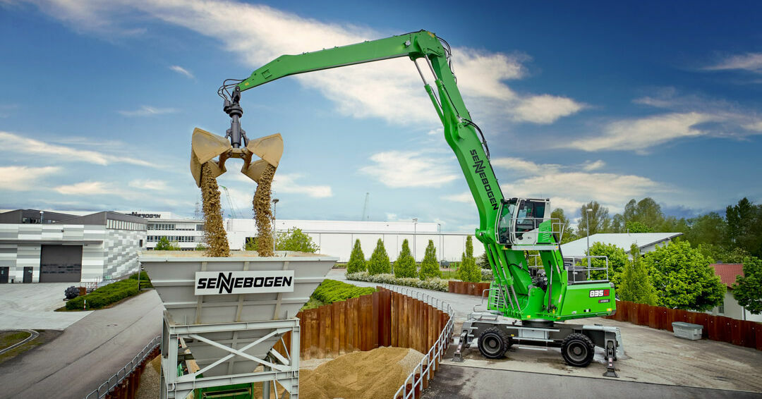 835 G Hybrid material handler with recuperation technology SENNEBOGEN