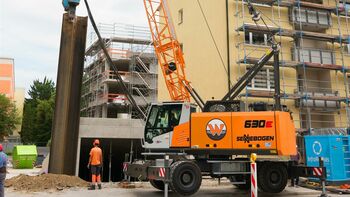 Seilbagger SENEBOGEN 630 E Mobil im Spezialtiefbau