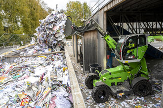 SENNEBOGEN 4 t telehandler, Recycling industry, 340 G