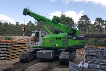 SENNEBOGEN 643 Raupe Raupenunterwagen Telekran Raupentelekran Teleskopkran Raupenteleskopkran Hochbau Hoch- und Tiefbau