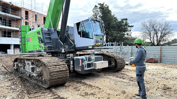 Shell construction at the touch of a button: fully radio-controlled construction site