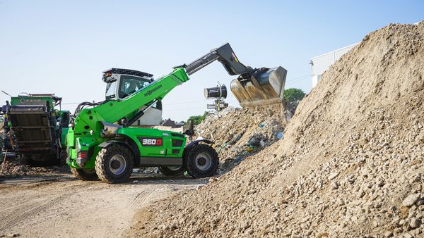 recycling plant-360G telehandler