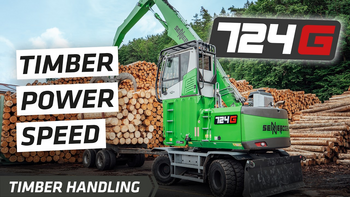 Long distances, heavy loads How does the SENNEBOGEN 724 G perform?