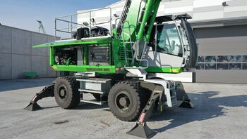 tree care maintenance with tree care machine, wood care, SENNEBOGEN 728, tree care handler