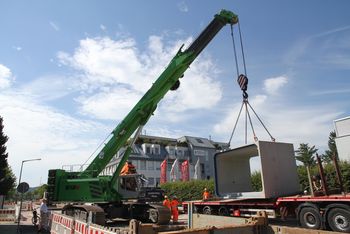 SENNEBOGEN 6113 im Spezialtiefbau Gollwitzer Neumarkt