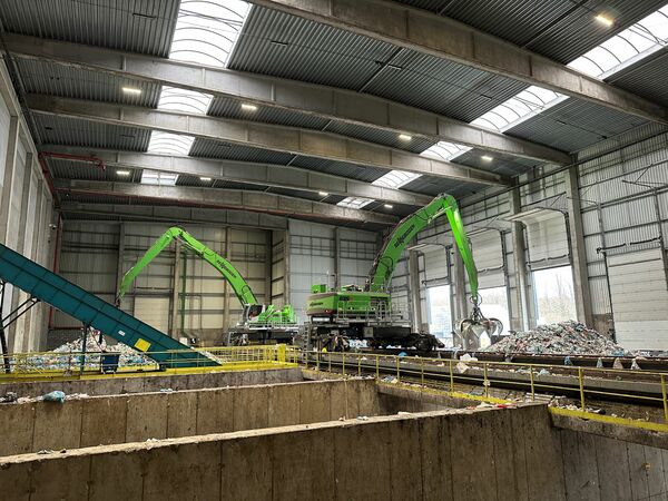 Abfall Recycling im Sortierzentrum Val´Up in Belgien