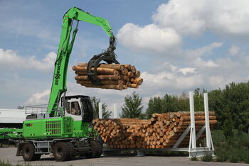 SENNEBOGEN 735 E-Serie Holzumschlag Umschlagmaschine Umschlagbagger