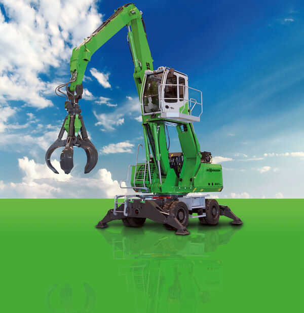 SENNEBOGEN 821 E-Serie Mobil Mobilunterwagen Mobilumschlagmaschine Umschlagmaschine Umschlagbagger Recycling