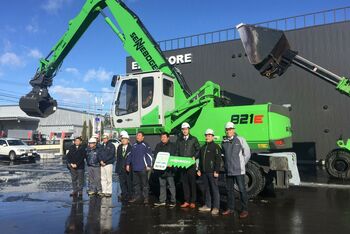 SENNEBOGEN Schulung Training 821 E-Serie Mobilunterwagen Umschlagbagger Umschlagmaschine