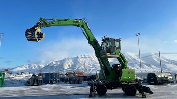 SENNEBOGEN 817 E Recycling at Spitzbergen