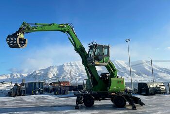 SENNEBOGEN 817 E Recycling at Spitzbergen