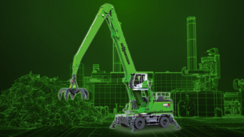 SENNEBOGEN 850 G-Umschlagbagger mit Hybridsystem-Schrottumschlag SENNEBOGEN 850 G-Umschlagbagger mit Hybridsystem-Schrottumschlag
