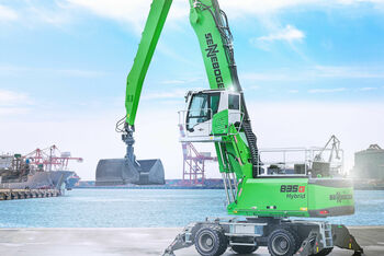 SENNEBOGEN 835 G-Series, material handler with recovery technology, hybrid system