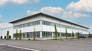 SENNEBOGEN spare parts, construction of the new Customer Service Center, state-of-the-art spare parts warehouse