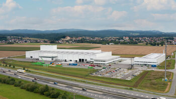 SENNEBOGEN spare parts, construction of the new Customer Service Center, state-of-the-art spare parts warehouse