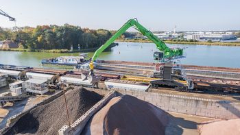 SENNEBOGEN 870 crane replaced by material handler