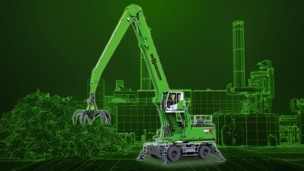 SENNEBOGEN 850 G-Umschlagbagger mit Hybridsystem-Schrottumschlag