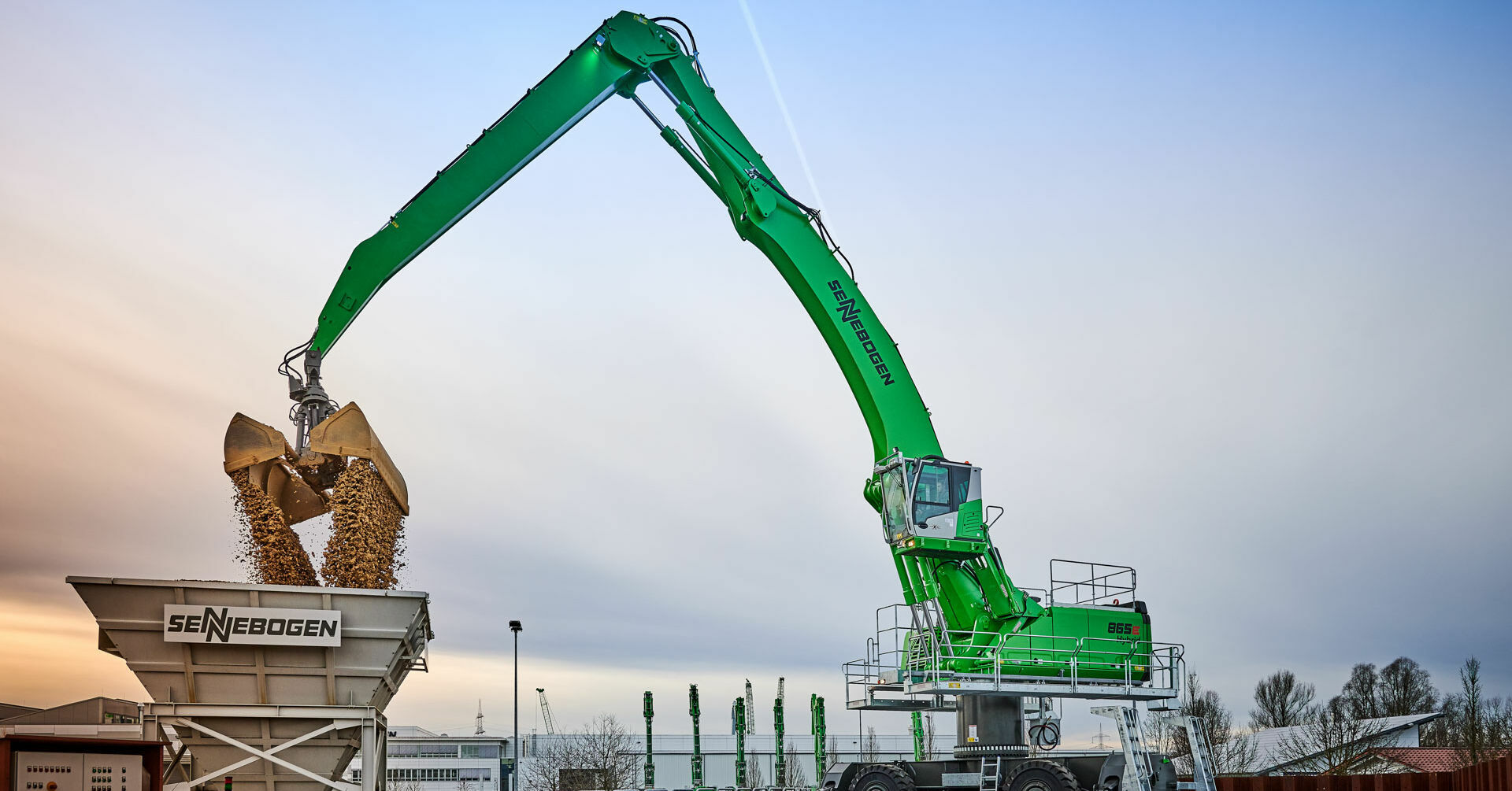 入荷nowオンラインストア E 865 Hybrid SENNEBOGEN | reach high with handler material - その他